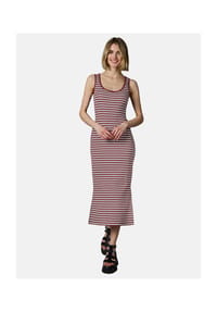 ragwear™ - Shirtkleid Montyca Stripes YOUMODO - Burgundy