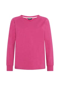 ALEX - Sweatshirt, V-Ausschnitt, für Damen - AOP GRANITE GREEN