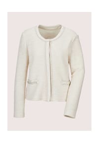 MADELEINE - Kurze Sweat-Jacke mit Pailletten - beige