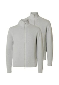 SELECTED - Strickjacke 2er Pack Dane - Schwarz