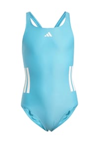 adidas - Badeanzug, chlorresistent, Racerback, für Kinder - 0 LUCCYA/WHITE