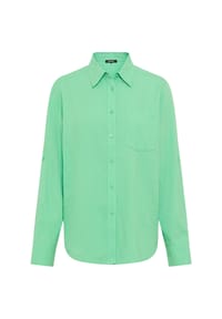 olsen - Bluse mit klassischem Hemdkragen - 30054 LIME YELLOW
