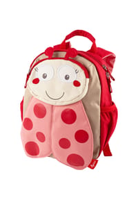 sigikid® KITA PFÖTCHEN-RUCKSACK - Pfötchen-Rucksack Marienkäfer ,  für Kinder - beere/rot