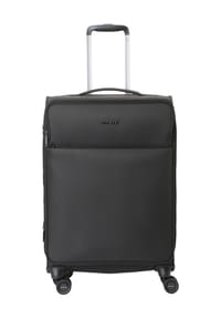 Stratic - LIGHT+ 4 Doppelrollen-Trolley, Weichgepäck, Emblem, TSA-Schloss - BLACK