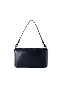 MANDARINA DUCK Mellow Leather - Mellow Leather Schultertasche Leder 30 cm - dress blue