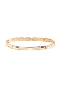 Adelia's Bold Style - Armband – Gliederarmband aus Edelstahl 20 cm - gold
