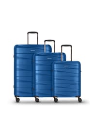 REDOLZ Essentials 10 - Essentials 10 3-SET 4 Rollen Kofferset 3-teilig - black-metallic 2