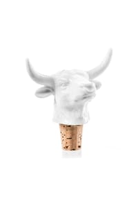 DONKEY - Flaschenverschluss Bull Power, Weiß - Weiß