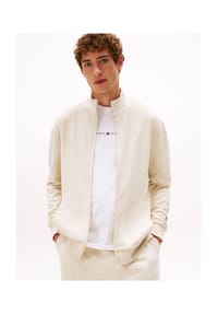 TOMMY HILFIGER - Original Loungewear-Oberteil, Stehkragen, für Herren - ACG NEWSPRINT