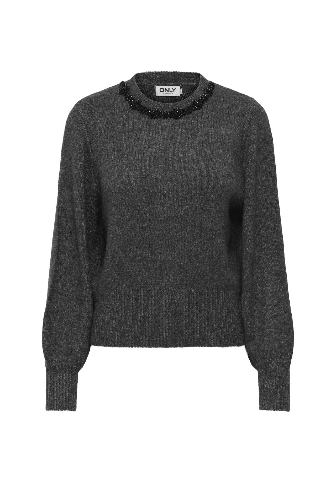 Only Grau Strickpullover Onlelsa M - Bild 5