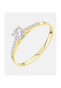 VANLERÉ - Ring, mit Zirkonia, 375 Gelbgold - gold