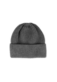 CAPO - Strickmütze, Kaschmir gerippt - beige