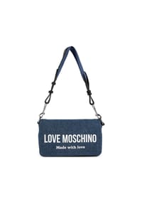 LOVE MOSCHINO Denim Signature Love - Denim Signature Love Schultertasche 24 cm - denim