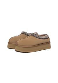 EVERAU® - Damen Leder Hausschuhe - Wonga - BLACK