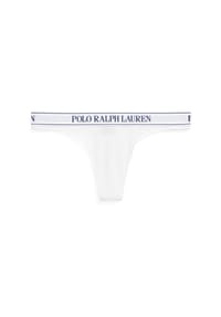 POLO RALPH LAUREN - Tanga Mid Rise Thong - 192 WHITE CLOUD
