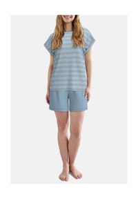 TOM TAILOR - Shortys, bequem, für Damen - 625 BLAU-MITTEL-A