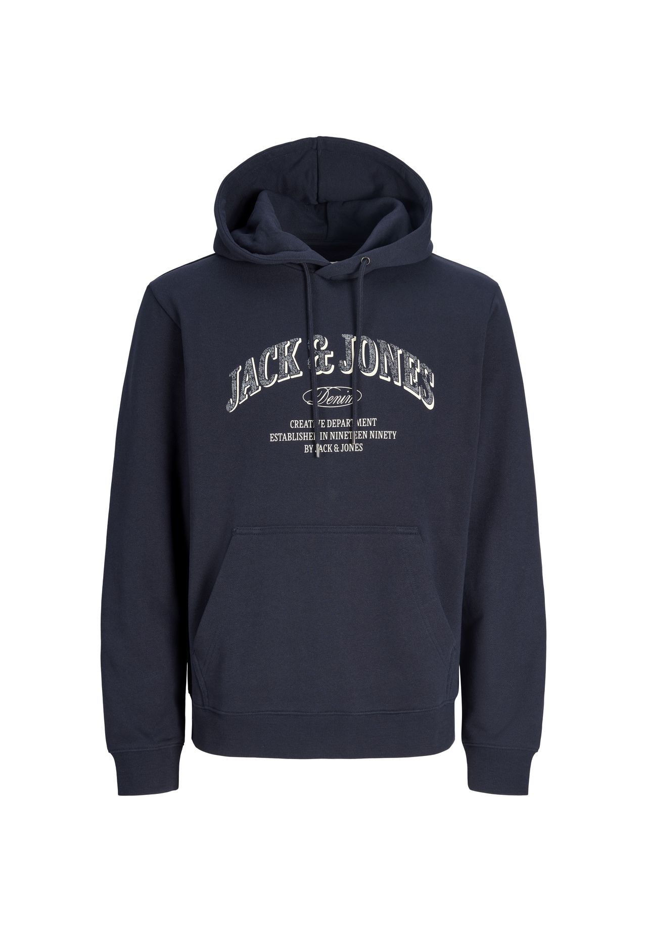Jack&Jones - Jjedenver Logo Sweat Hood Sn Navy Blazer - Gr. - M - Bild 4