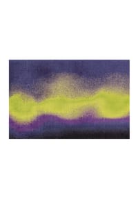 Kayoom - Living Fußmatte 28 Violett / Gelb - violett - gelb (BxL) 42 x 64 cm
