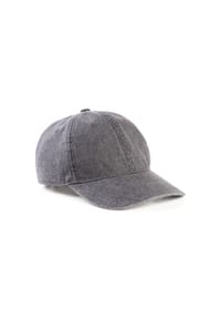 camel active - Cap aus Baumwoll-Leinen-Mix - Grau