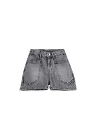 Solang - Shorts mit kontrastierenden Nähten - Dunkelgrau