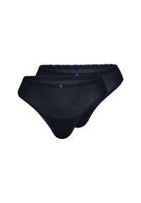 sassa - String STRIPE RANGE 2er Pack - navy