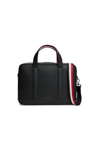 TOMMY HILFIGER - Laptoptasche, Emblem - BLACK