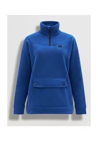 CAT by manii'ta lacitta - Blaues Fleece-Sweatshirt - blau