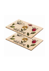 ASTRA ® - Fußmatte COCO STYLE 2ER SET - Beige - 40 x 60 cm