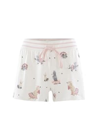 P.J.Salvage® - Pyjamashorts Let's Dance - off-white