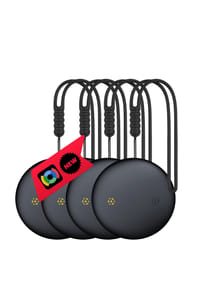 S&T DESIGN - 4er GPS Tracker Smart Tag für Android - schwarz
