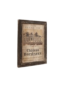 LOBERON Bild Château Bordeaux dunkelbraun/beige - Wandbilder - dunkelbraun/beige