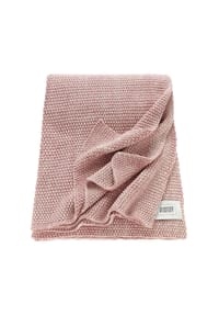 SCHÖNER WOHNEN KOLLEKTION Plaid - Melange - Hellgrau