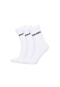 SMILODOX - Classic Socken 3er Pack 3x Business Socken - Schwarz