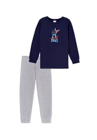SCHIESSER - Pyjama Boys World - dunkelblau