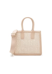 L.CREDI ORELIA - Henkeltasche, Lederoptik, für Damen - SAND/ OFFWHITE