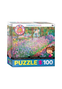 eurographics - Puzzle Monets Garten von Claude Monet, 100 Teile, 48 x 33 cm - 