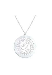 Beka & Bell - Anhänger mit Kette 925/- Sterling Silber - weiß