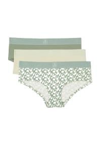 Marc O'Polo - Essentials Slip, 3er ack, für Damen - Q5B4 BLACK PRINT/