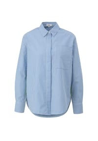 s.Oliver - Hemdbluse, Baumwolle, für Damen - 55G4  BLUE