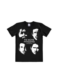 LOGOSHIRT® - T-Shirt Easyfit Hangover - Some Guys - black