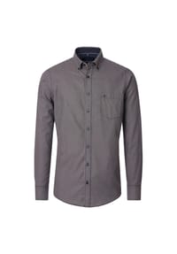 CASAMODA - Freizeithemd, Comfort-Fit, Langarm, Button- Down- Kragen, für Herren - 200 BRAUN