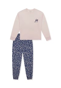 SCHIESSER - Teens Nightwear Schlafanzug, Baumwolle, für Kinder - 404 CHAMPAGNER