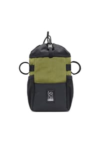 CHROME - Doubletrack Bike Feed Bag 1.5 - Lenkertasche 16.5 cm (olive branch) - black