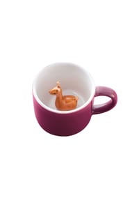 DONKEY - Tier Tasse Anna, mit  Alpaka, Lila, 150 ml - Lila