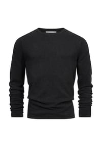 KRONSTADT - Strickpullover KSPep - Charcoal Mix
