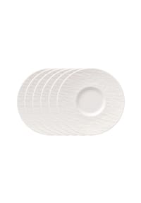 Villeroy & Boch Kaffeeuntertasse 6 Stk Manufacture Rock blanc - Manufacture - weiß