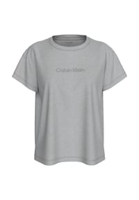 Calvin Klein - Schlafanzug-Oberteil Cotton Stretch Loung, Rundhals, für Damen - P7A  GREY HEATHER