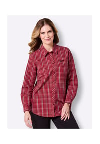 Witt - Funktions-Bluse - marine-kariert