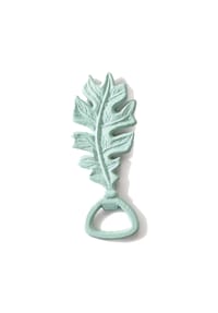 DONKEY - Flaschenöffner Lovely Leaf, Eisen, Türkis, 13.5 cm - Türkis
