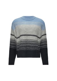 s.Oliver - Strickpullover, Rippblende, für Damen - 53X8  BLUE
